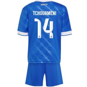 Koszulka piłkarska Real Madrid Aurelien Tchouameni #14 Koszulka Trzeciej dziecięce 2025-26 +Krótkie Spodenk
