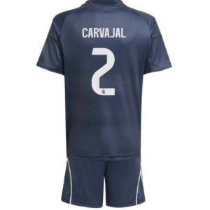 Koszulka piłkarska Real Madrid Daniel Carvajal #2 Koszulka Wyjazdowej dziecięce 2025-26 +Krótkie Spodenk