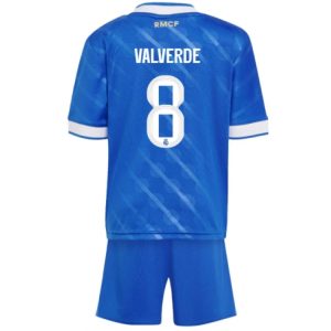 Koszulka piłkarska Real Madrid Federico Valverde #8 Koszulka Trzeciej dziecięce 2025-26 +Krótkie Spodenk