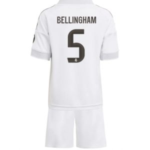 Koszulka piłkarska Real Madrid Jude Bellingham #5 Koszulka Podstawowej dziecięce 2025-26 +Krótkie Spodenk