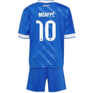 Koszulka piłkarska Real Madrid Kylian Mbappe #10 Koszulka Trzeciej dziecięce 2025-26 +Krótkie Spodenk