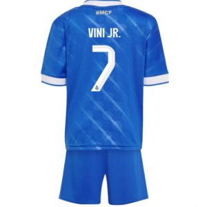 Koszulka piłkarska Real Madrid Vinicius Junior #7 Koszulka Trzeciej dziecięce 2025-26 +Krótkie Spodenk