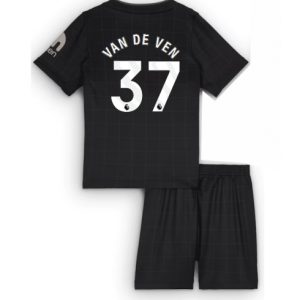 Koszulka piłkarska Tottenham Hotspur Micky van de Ven #37 Koszulka Wyjazdowej dziecięce 2025-26 +Krótkie Spodenk