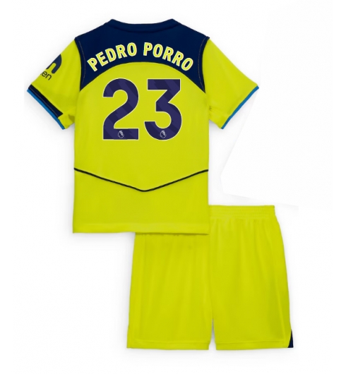 Koszulka piłkarska Tottenham Hotspur Pedro Porro #23 Koszulka Trzeciej dziecięce 2025-26 +Krótkie Spodenk Koszulka piłkarska Tottenham Hotspur Pedro Porro #23 Koszulka Trzeciej dziecięce 2025-26 +Krótkie Spodenk