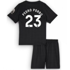 Koszulka piłkarska Tottenham Hotspur Pedro Porro #23 Koszulka Wyjazdowej dziecięce 2025-26 +Krótkie Spodenk
