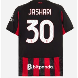 Koszulka piłkarska AC Milan Ardon Jashari #30 Koszulka Podstawowej 2025-26 Krótki Rękaw
