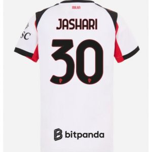 Koszulka piłkarska AC Milan Ardon Jashari #30 Koszulka Wyjazdowej damskie 2025-26 Krótki Rękaw Koszulka piłkarska AC Milan Ardon Jashari #30 Koszulka Wyjazdowej damskie 2025-26 Krótki Rękaw