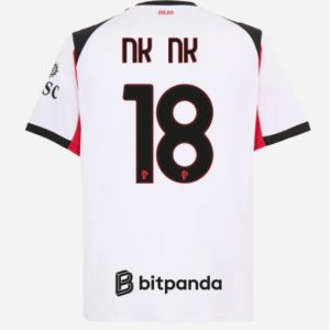 Koszulka piłkarska AC Milan Christopher Nkunku #18 Koszulka Wyjazdowej 2025-26 Krótki Rękaw