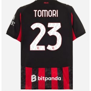 Koszulka piłkarska AC Milan Fikayo Tomori #23 Koszulka Podstawowej 2025-26 Krótki Rękaw