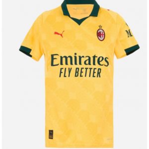 Koszulka piłkarska AC Milan Koszulka Trzeciej damskie 2025-26 Krótki Rękaw Koszulka piłkarska AC Milan Koszulka Trzeciej damskie 2025-26 Krótki Rękaw