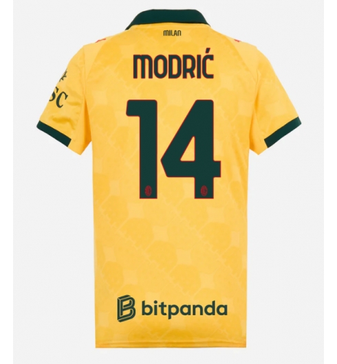 Koszulka piłkarska AC Milan Luka Modric #14 Koszulka Trzeciej damskie 2025-26 Krótki Rękaw Koszulka piłkarska AC Milan Luka Modric #14 Koszulka Trzeciej damskie 2025-26 Krótki Rękaw