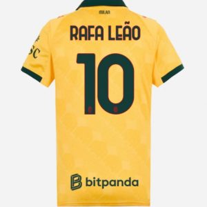 Koszulka piłkarska AC Milan Rafael Leao #10 Koszulka Trzeciej damskie 2025-26 Krótki Rękaw Koszulka piłkarska AC Milan Rafael Leao #10 Koszulka Trzeciej damskie 2025-26 Krótki Rękaw