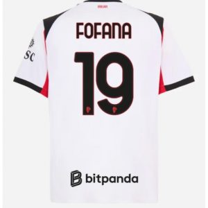 Koszulka piłkarska AC Milan Youssouf Fofana #19 Koszulka Wyjazdowej 2025-26 Krótki Rękaw