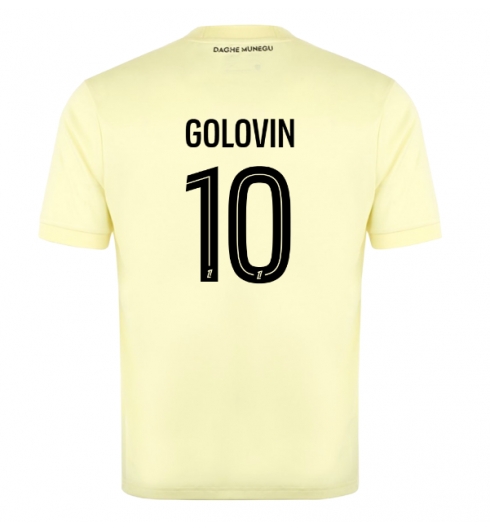 Koszulka piłkarska AS Monaco Aleksandr Golovin #10 Koszulka Trzeciej 2025-26 Krótki Rękaw Koszulka piłkarska AS Monaco Aleksandr Golovin #10 Koszulka Trzeciej 2025-26 Krótki Rękaw