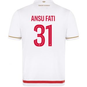 Koszulka piłkarska AS Monaco Ansu Fati #31 Koszulka Podstawowej 2025-26 Krótki Rękaw Koszulka piłkarska AS Monaco Ansu Fati #31 Koszulka Podstawowej 2025-26 Krótki Rękaw