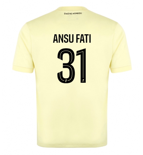 Koszulka piłkarska AS Monaco Ansu Fati #31 Koszulka Trzeciej 2025-26 Krótki Rękaw Koszulka piłkarska AS Monaco Ansu Fati #31 Koszulka Trzeciej 2025-26 Krótki Rękaw