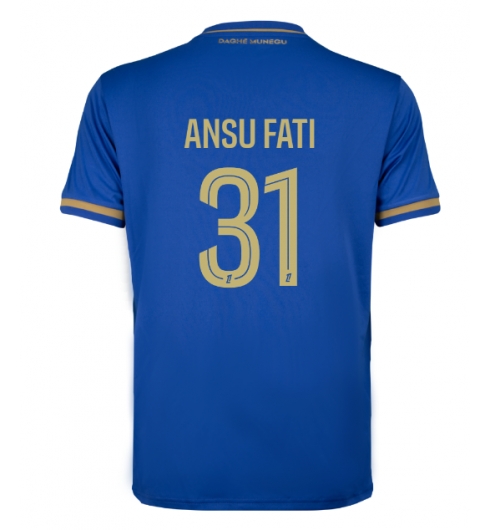 Koszulka piłkarska AS Monaco Ansu Fati #31 Koszulka Wyjazdowej 2025-26 Krótki Rękaw Koszulka piłkarska AS Monaco Ansu Fati #31 Koszulka Wyjazdowej 2025-26 Krótki Rękaw