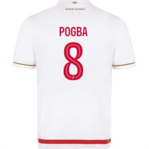 Koszulka piłkarska AS Monaco Paul Pogba #8 Koszulka Podstawowej 2025-26 Krótki Rękaw Koszulka piłkarska AS Monaco Paul Pogba #8 Koszulka Podstawowej 2025-26 Krótki Rękaw