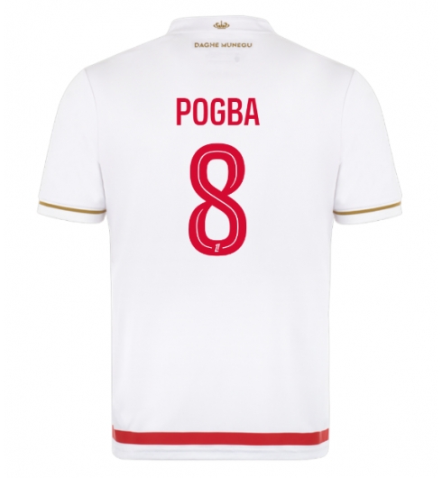 Koszulka piłkarska AS Monaco Paul Pogba #8 Koszulka Podstawowej 2025-26 Krótki Rękaw Koszulka piłkarska AS Monaco Paul Pogba #8 Koszulka Podstawowej 2025-26 Krótki Rękaw