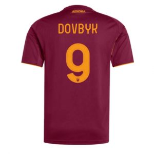 Koszulka piłkarska AS Roma Artem Dovbyk #9 Koszulka Podstawowej 2025-26 Krótki Rękaw Koszulka piłkarska AS Roma Artem Dovbyk #9 Koszulka Podstawowej 2025-26 Krótki Rękaw