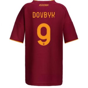 Koszulka piłkarska AS Roma Artem Dovbyk #9 Koszulka Podstawowej damskie 2025-26 Krótki Rękaw