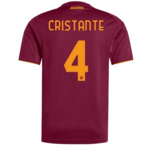 Koszulka piłkarska AS Roma Bryan Cristante #4 Koszulka Podstawowej 2025-26 Krótki Rękaw