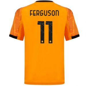 Koszulka piłkarska AS Roma Evan Ferguson #11 Koszulka Wyjazdowej 2025-26 Krótki Rękaw