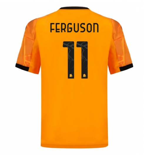 Koszulka piłkarska AS Roma Evan Ferguson #11 Koszulka Wyjazdowej 2025-26 Krótki Rękaw Koszulka piłkarska AS Roma Evan Ferguson #11 Koszulka Wyjazdowej 2025-26 Krótki Rękaw