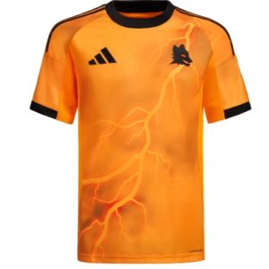 Koszulka piłkarska AS Roma Koszulka Wyjazdowej 2025-26 Krótki Rękaw