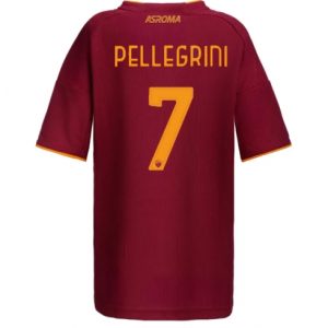 Koszulka piłkarska AS Roma Lorenzo Pellegrini #7 Koszulka Podstawowej damskie 2025-26 Krótki Rękaw