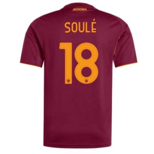 Koszulka piłkarska AS Roma Matias Soule #18 Koszulka Podstawowej 2025-26 Krótki Rękaw Koszulka piłkarska AS Roma Matias Soule #18 Koszulka Podstawowej 2025-26 Krótki Rękaw
