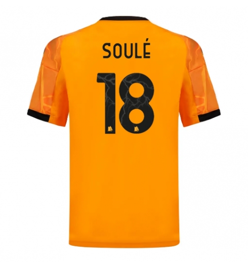 Koszulka piłkarska AS Roma Matias Soule #18 Koszulka Wyjazdowej 2025-26 Krótki Rękaw Koszulka piłkarska AS Roma Matias Soule #18 Koszulka Wyjazdowej 2025-26 Krótki Rękaw