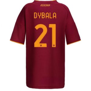 Koszulka piłkarska AS Roma Paulo Dybala #21 Koszulka Podstawowej damskie 2025-26 Krótki Rękaw