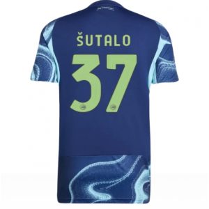 Koszulka piłkarska Ajax Josip Sutalo #37 Koszulka Wyjazdowej 2025-26 Krótki Rękaw