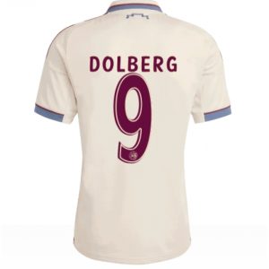 Koszulka piłkarska Ajax Kasper Dolberg #9 Koszulka Trzeciej 2025-26 Krótki Rękaw