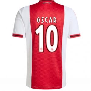 Koszulka piłkarska Ajax Oscar Gloukh #10 Koszulka Podstawowej 2025-26 Krótki Rękaw