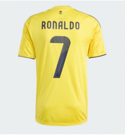Koszulka piłkarska Al-Nassr Cristiano Ronaldo #7 Koszulka Podstawowej 2025-26 Krótki Rękaw Koszulka piłkarska Al-Nassr Cristiano Ronaldo #7 Koszulka Podstawowej 2025-26 Krótki Rękaw
