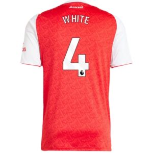 Koszulka piłkarska Arsenal Ben White #4 Koszulka Podstawowej 2025-26 Krótki Rękaw