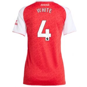 Koszulka piłkarska Arsenal Ben White #4 Koszulka Podstawowej damskie 2025-26 Krótki Rękaw