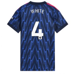 Koszulka piłkarska Arsenal Ben White #4 Koszulka Wyjazdowej damskie 2025-26 Krótki Rękaw