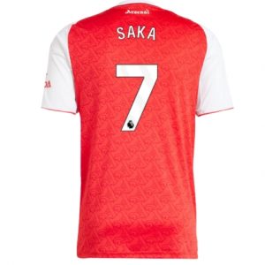 Koszulka piłkarska Arsenal Bukayo Saka #7 Koszulka Podstawowej 2025-26 Krótki Rękaw