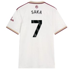 Koszulka piłkarska Arsenal Bukayo Saka #7 Koszulka Trzeciej 2025-26 Krótki Rękaw