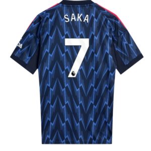 Koszulka piłkarska Arsenal Bukayo Saka #7 Koszulka Wyjazdowej 2025-26 Krótki Rękaw