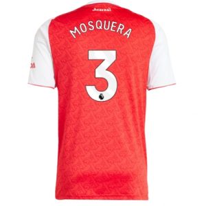 Koszulka piłkarska Arsenal Cristhian Mosquera #3 Koszulka Podstawowej 2025-26 Krótki Rękaw