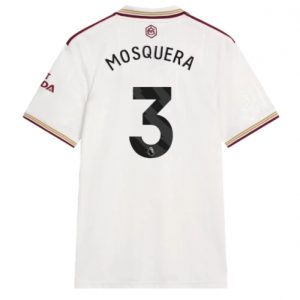Koszulka piłkarska Arsenal Cristhian Mosquera #3 Koszulka Trzeciej 2025-26 Krótki Rękaw
