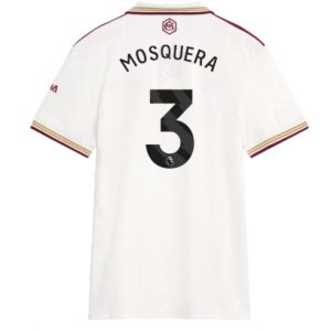 Koszulka piłkarska Arsenal Cristhian Mosquera #3 Koszulka Trzeciej damskie 2025-26 Krótki Rękaw