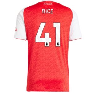 Koszulka piłkarska Arsenal Declan Rice #41 Koszulka Podstawowej 2025-26 Krótki Rękaw