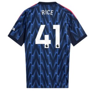 Koszulka piłkarska Arsenal Declan Rice #41 Koszulka Wyjazdowej 2025-26 Krótki Rękaw