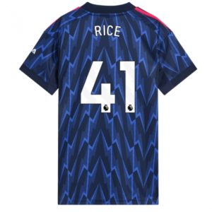 Koszulka piłkarska Arsenal Declan Rice #41 Koszulka Wyjazdowej damskie 2025-26 Krótki Rękaw