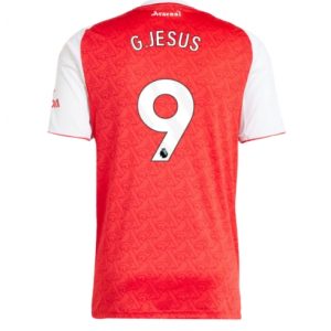 Koszulka piłkarska Arsenal Gabriel Jesus #9 Koszulka Podstawowej 2025-26 Krótki Rękaw